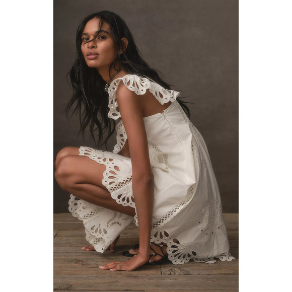 NWT Anthropologie Forever That Girl Lace Mini Dress - Large - Picture 2 of 5